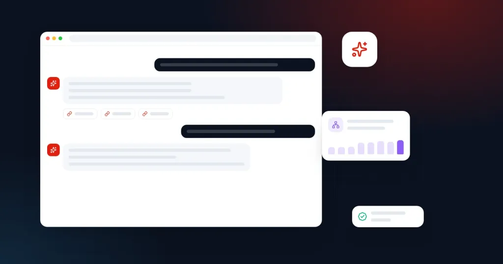 Illustration for “AEO and GEO Explained: How Local Businesses Can Appear in AI Search”: an AI search chat interface with cited sources